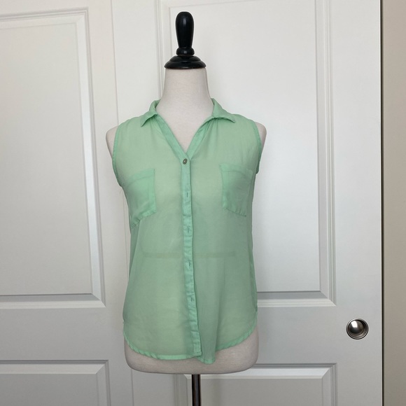 Sleeveless Dress Blouse - Picture 1 of 6